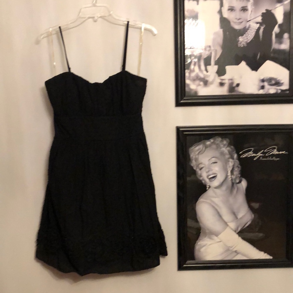 Black summer dress.